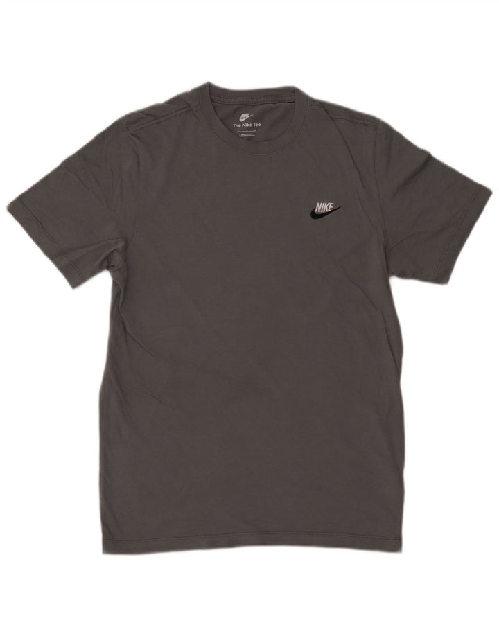 Nike Mens T-Shirt Top Small Grey Cotton
