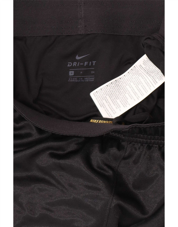 Nike Womens Dri Fit Sport Shorts UK 10 Small  Black Polyester