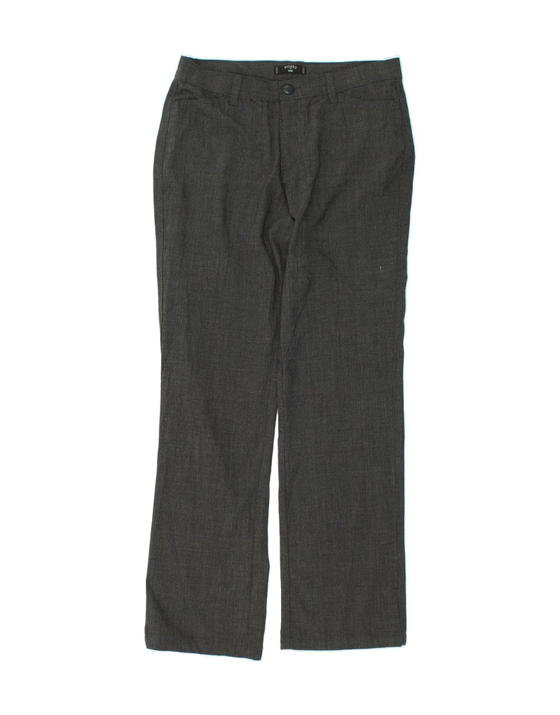 LEE Womens Riders Straight Casual Trousers US 12 Large W34 L31  Grey Vintage Lee and Second-Hand Lee from Messina Hembry 