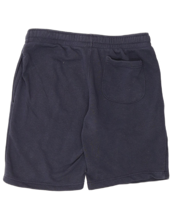 Champion Womens Graphic Sport Shorts UK 14 Large  Navy Blue