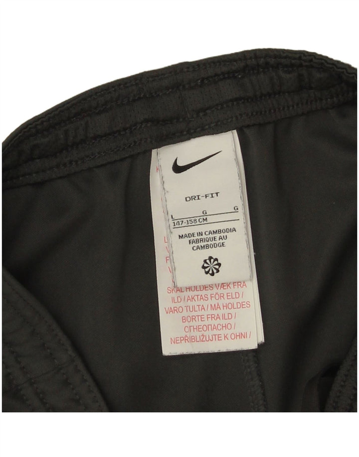 Nike Boys Dri Fit Sport Shorts 12-13 Years Large Black Polyester
