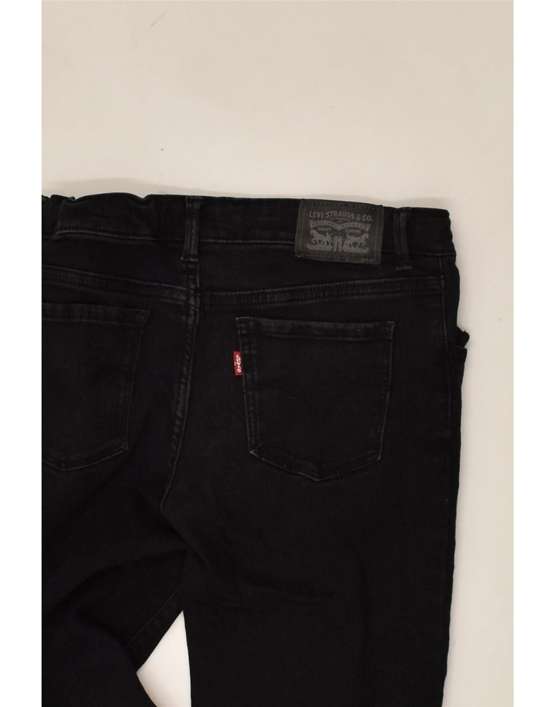 LEVI'S Girls 710 Skinny Jeans 13-14 Years W28 L27 Black Cotton | Vintage Levi's | Thrift | Second-Hand Levi's | Used Clothing | Messina Hembry 