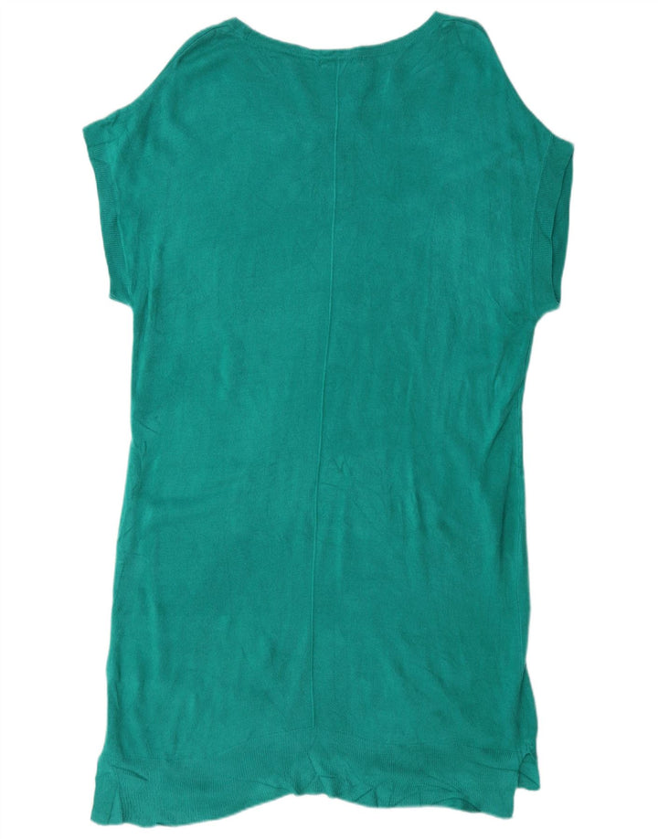 Marks & Spencer Womens Shift Dress UK 24 4XL Green Polyester