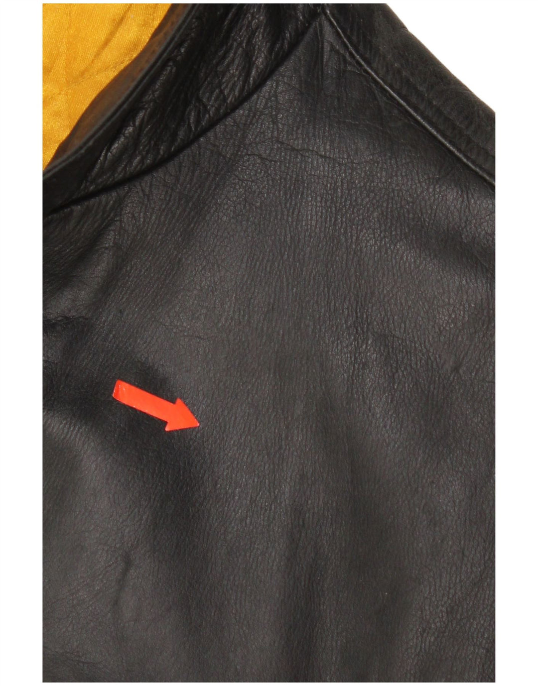 Vintage Mens Leather Jacket UK 42 XL Black Leather