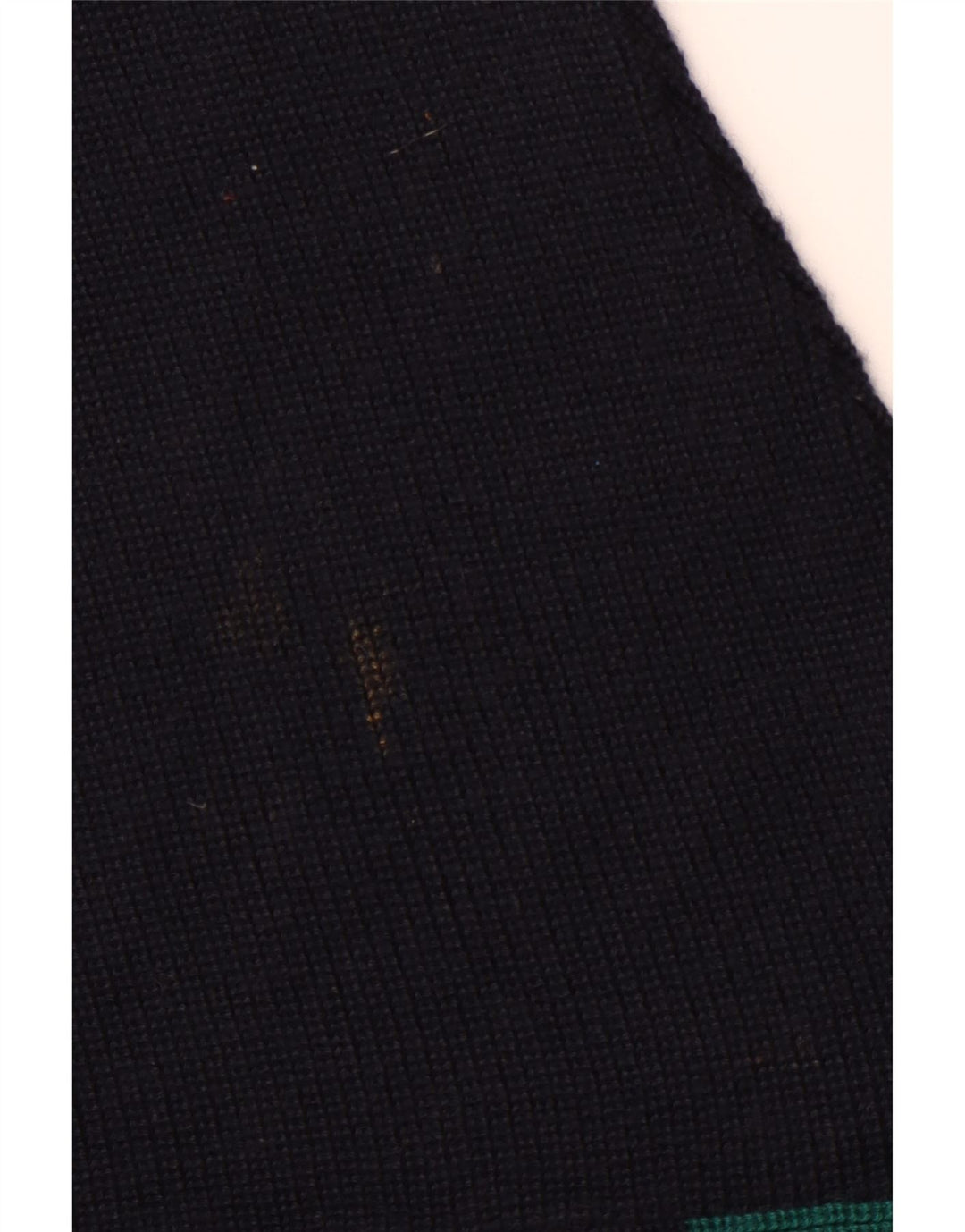 VINTAGE Mens Boat Neck Jumper Sweater XL Navy Blue Colourblock Wool