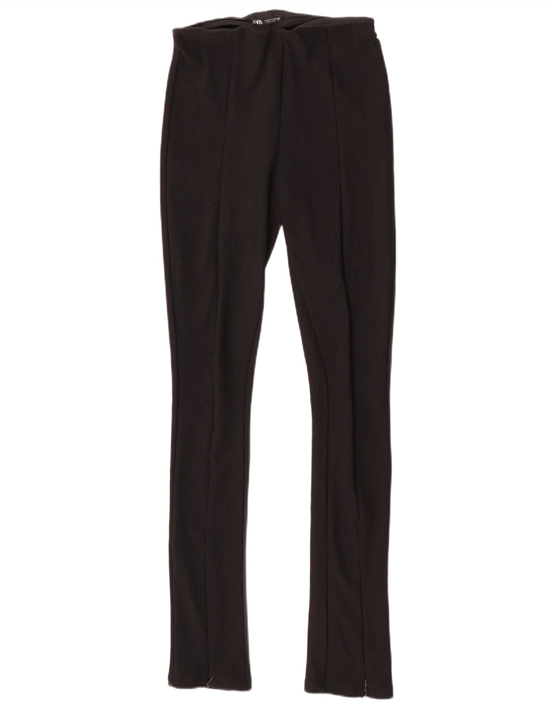 Zara Womens Leggings Small Black Polyester