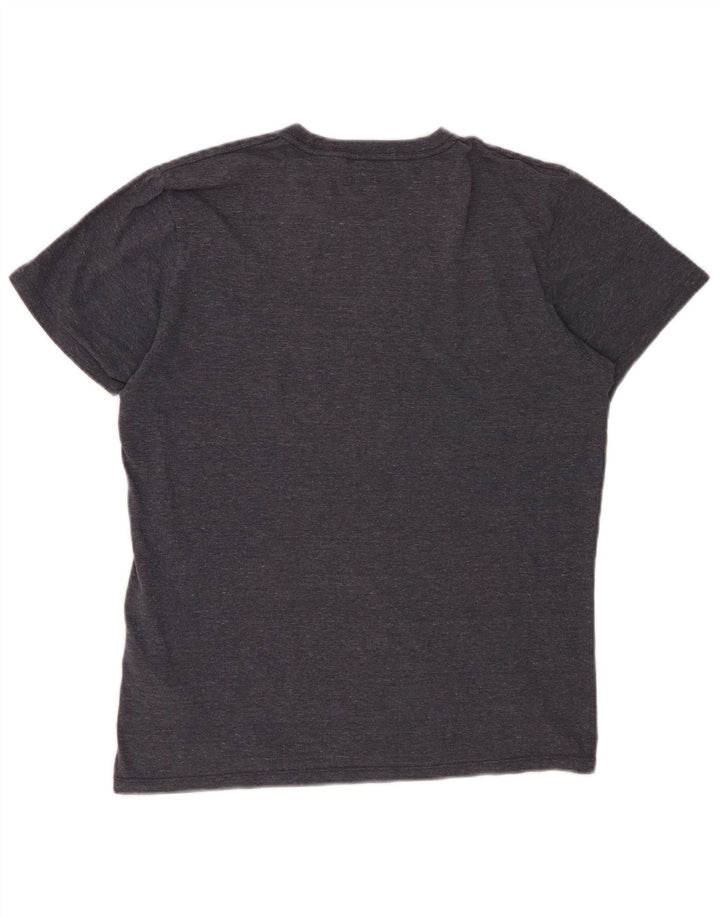 LEVI'S Mens T-Shirt Top Medium Navy Blue Cotton
