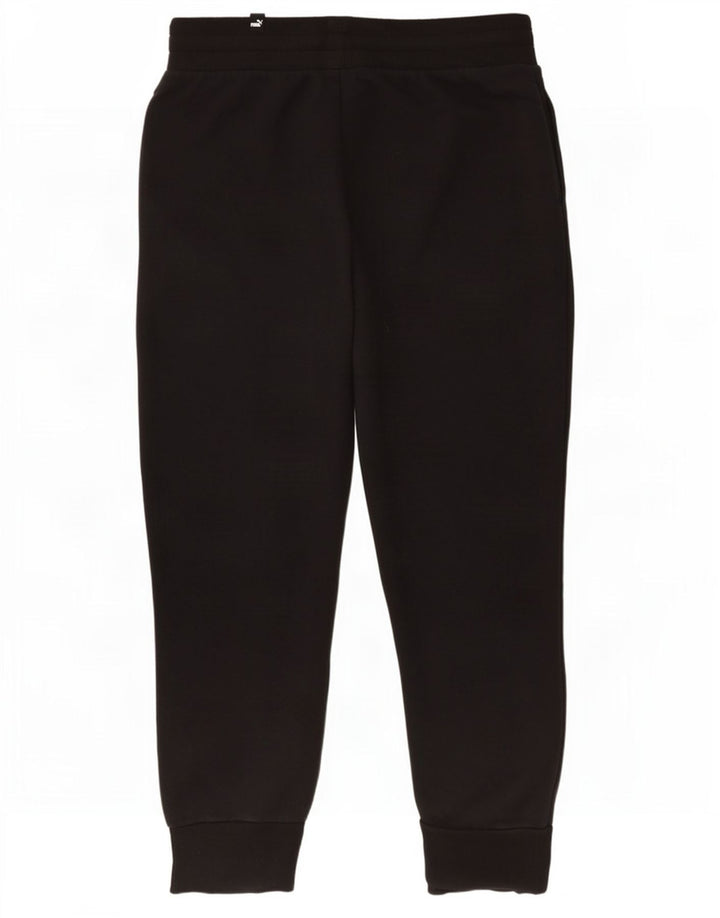 Puma Mens Tracksuit Trousers Joggers Medium Black Cotton