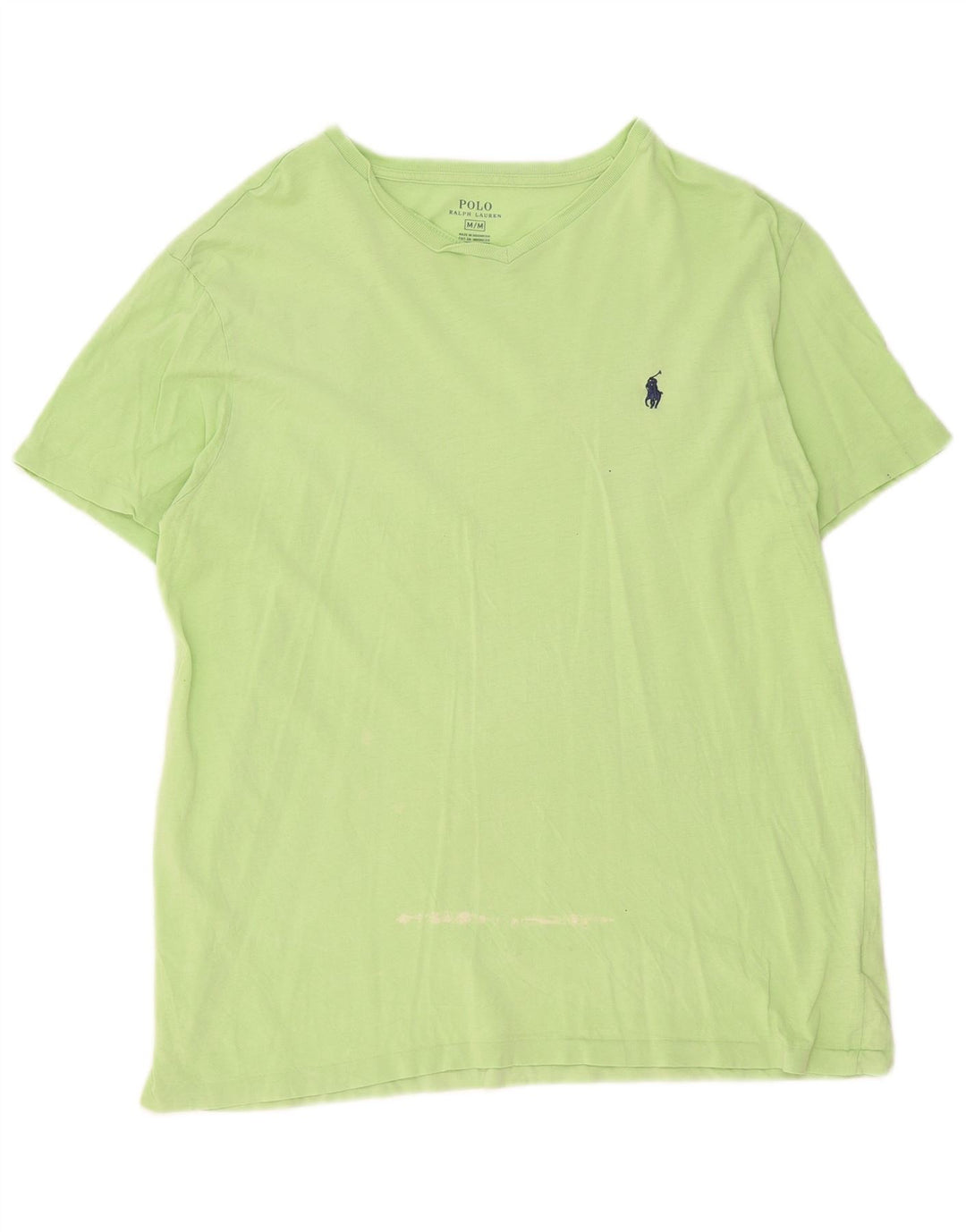 Polo Ralph Lauren Mens T-Shirt Top Medium Green Cotton