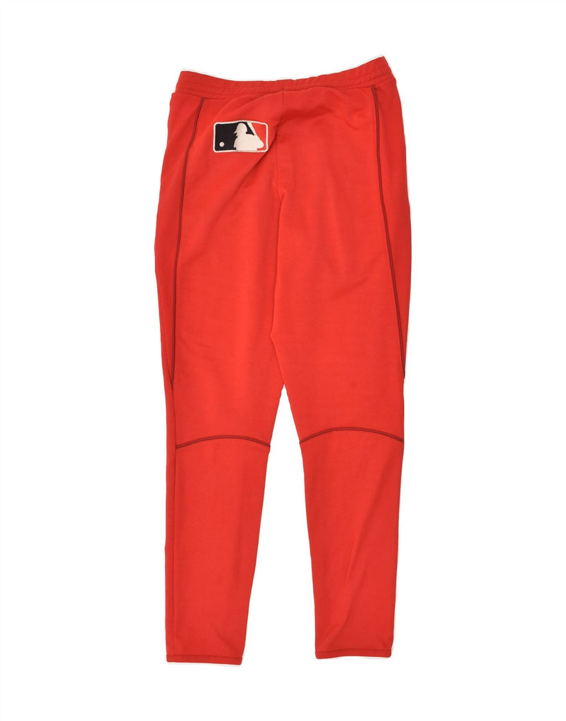 COOPERS TOWN Mens Tracksuit Trousers Small Red Polyester | Vintage Coopers Town | Thrift | Second-Hand Coopers Town | Used Clothing | Messina Hembry 