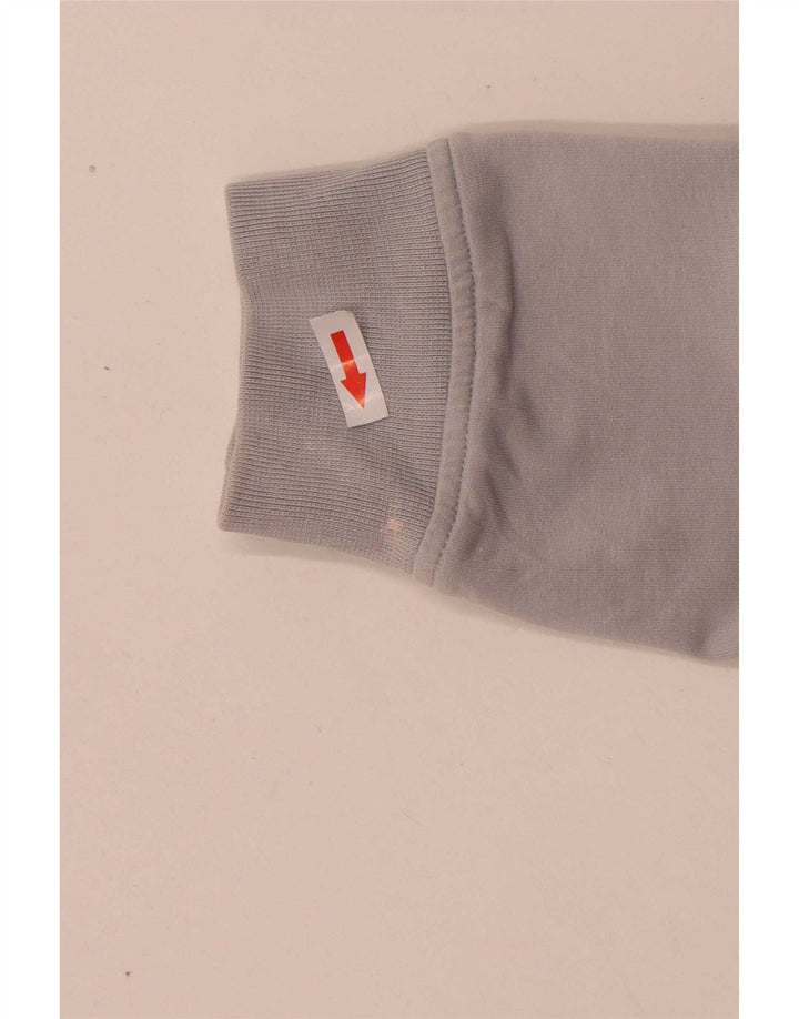 Champion Womens Easy Fit Tracksuit Top Jacket UK 14 Medium Grey Cotton