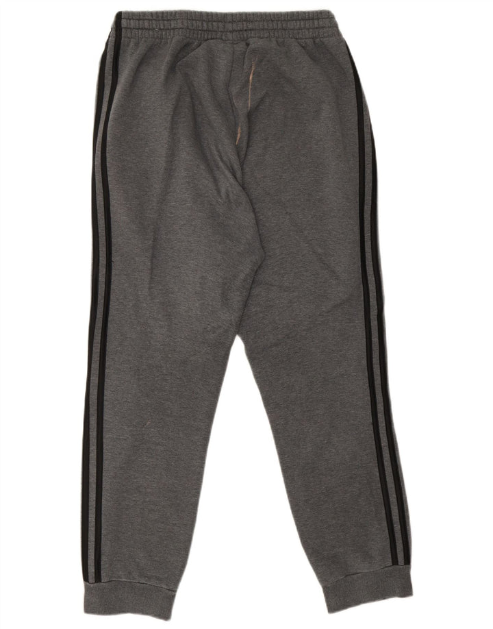 Adidas Mens Tracksuit Trousers Joggers Medium Grey Cotton