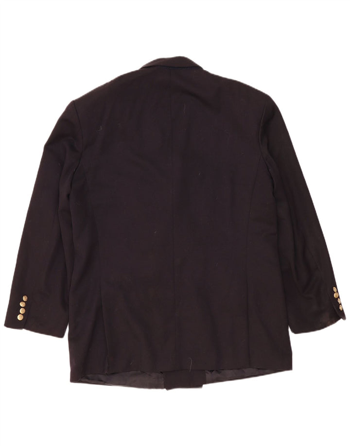 Marks & Spencer Mens Double Breasted Blazer Jacket UK 42 Large Navy Blue