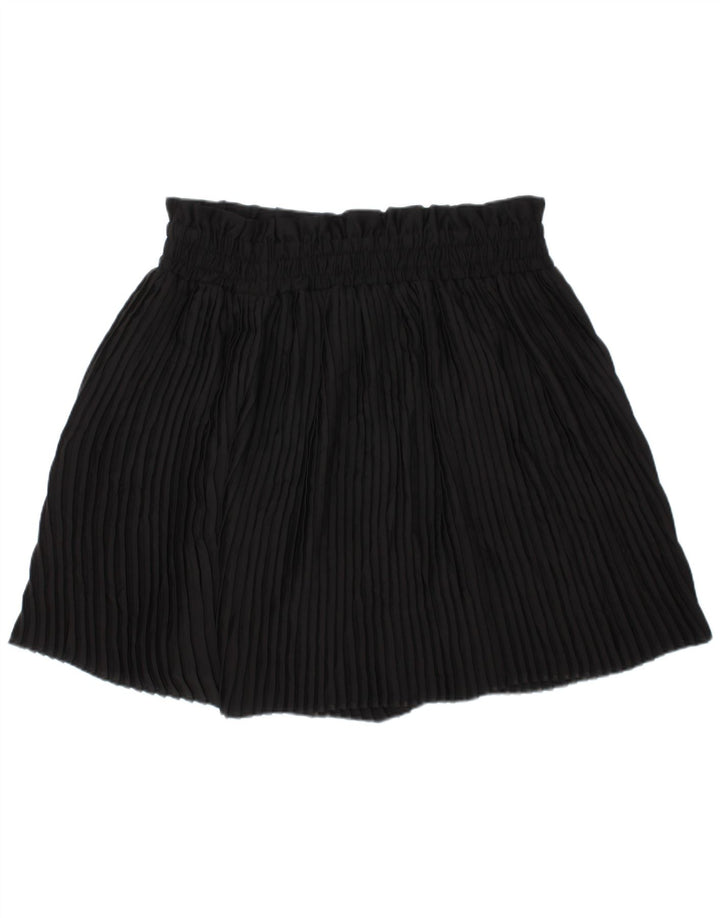 ZARA Womens Mini Skirt XS W26  Black Striped Polyester