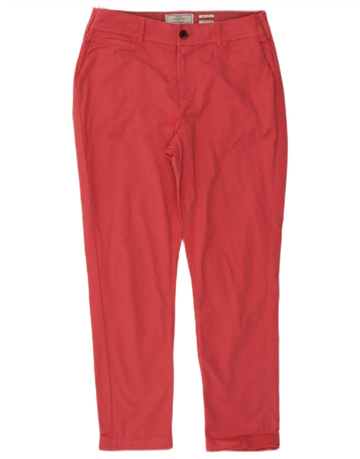 Fat Face Womens Devon Slim Chino Trousers W30 L26 Red