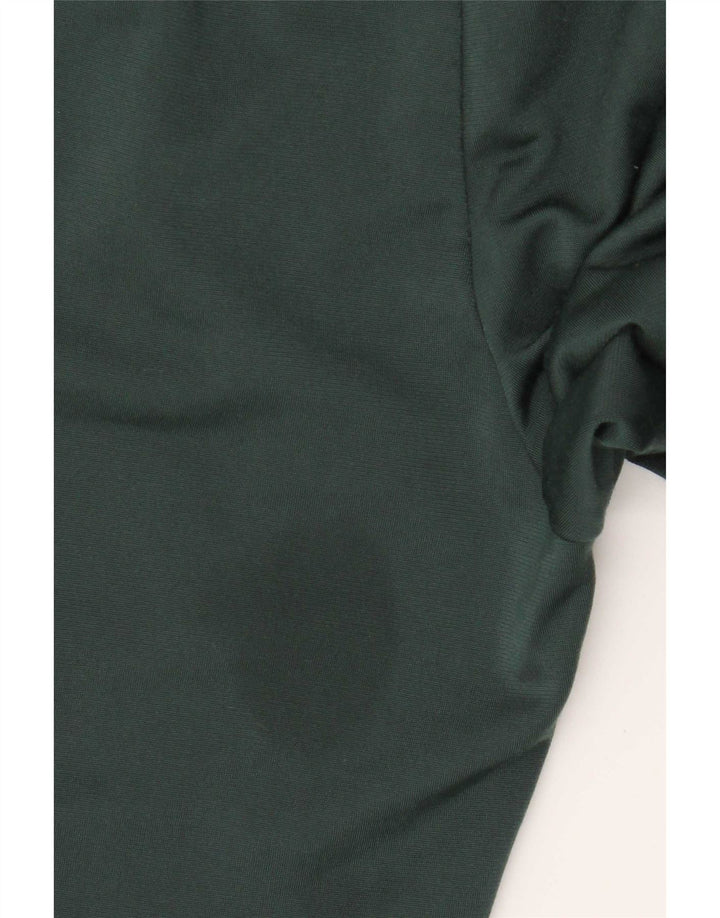 Adidas Boys Tracksuit Trousers Joggers 11-12 Years Green Polyester