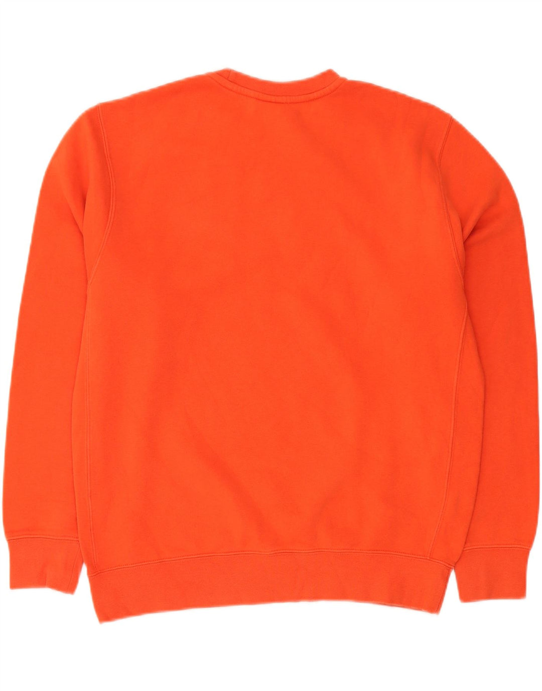 Nike Mens Sweatshirt Jumper Medium Orange Cotton