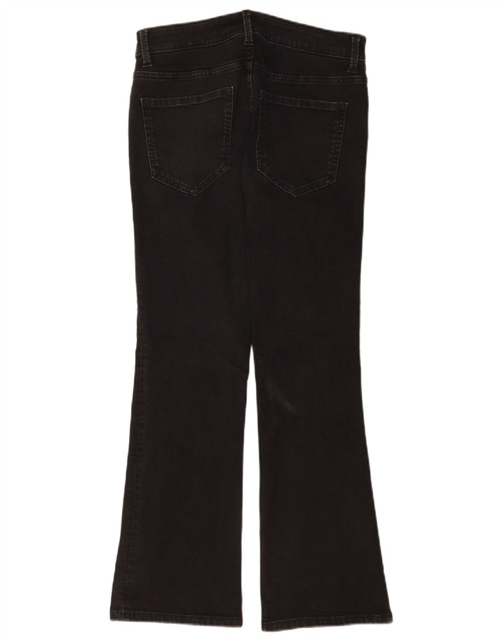 Marks & Spencer Womens The Eva Bootcut Jeans UK 12 Medium W30 L28 Black