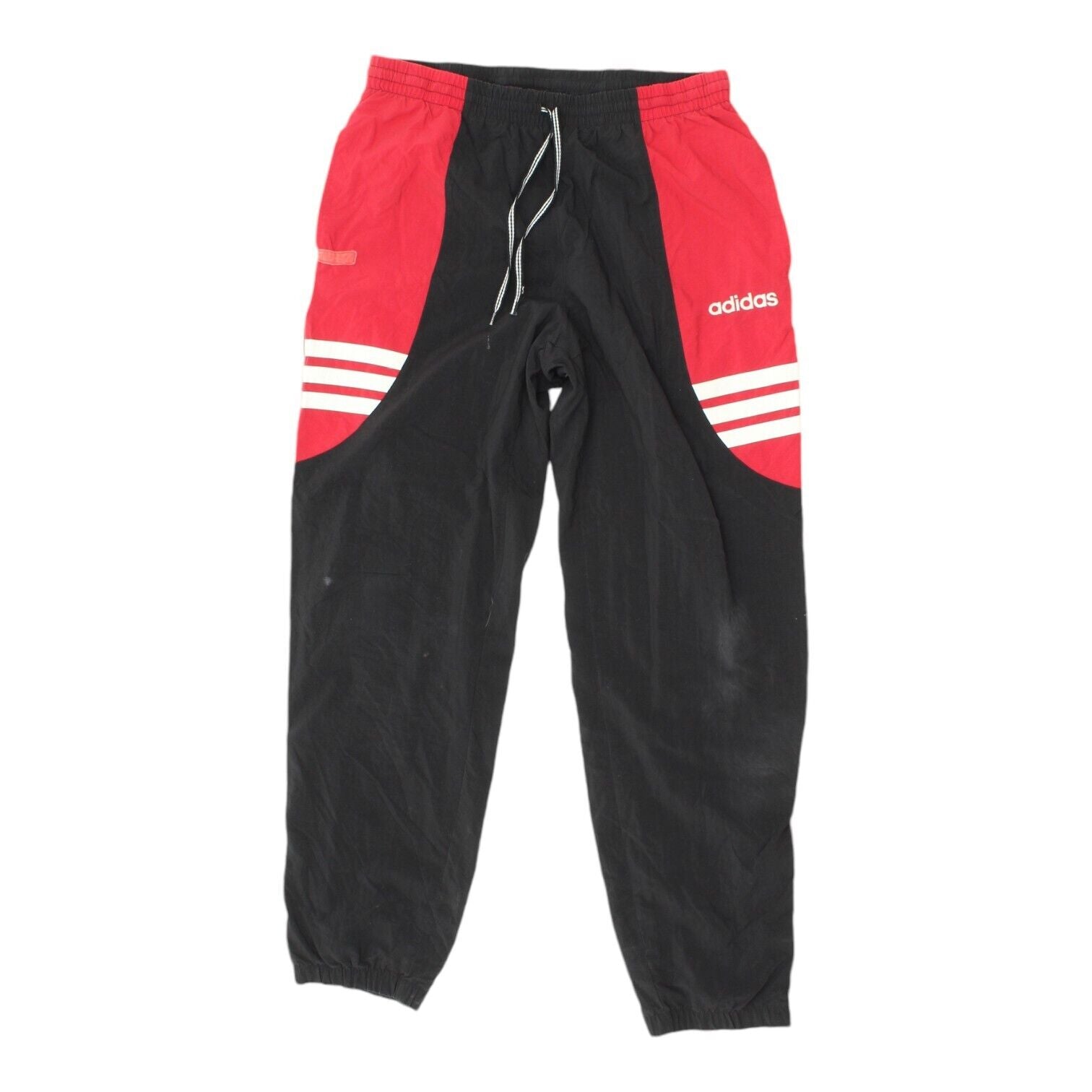 Black and red adidas sweatpants hotsell