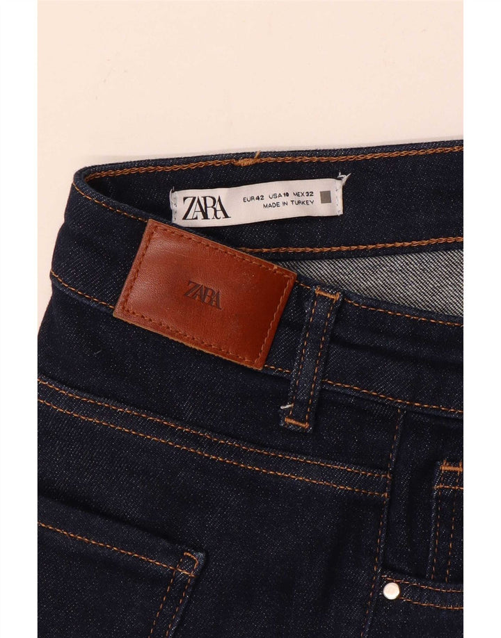 Zara Womens Bootcut Jeans EU 42 Large W32 L34 Navy Blue