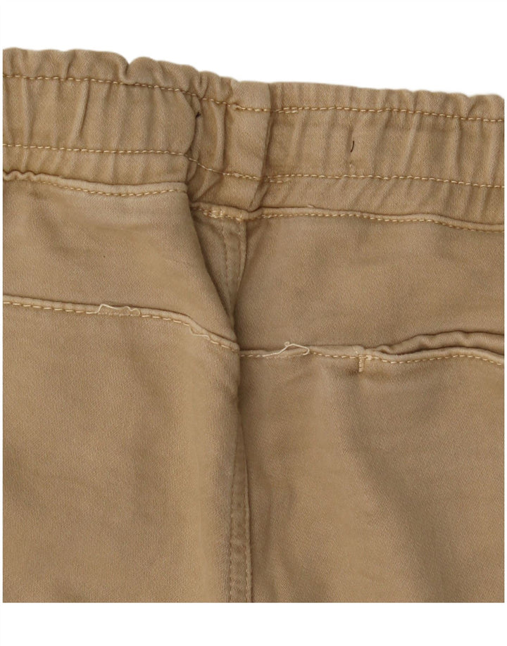 Zara Mens Chino Shorts Large W32  Beige Cotton