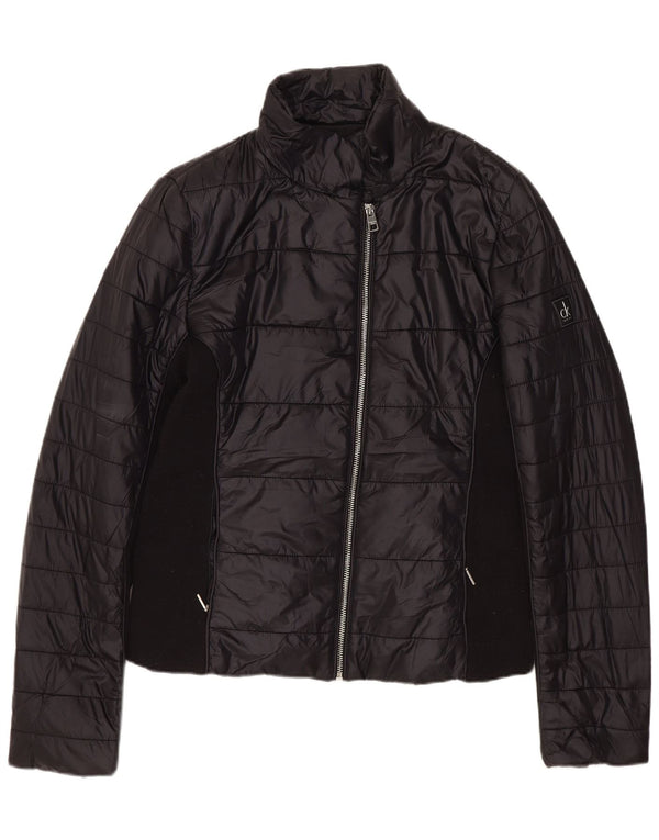 Calvin Klein Jeans Womens Oversized Padded Jacket UK 10 Small Black