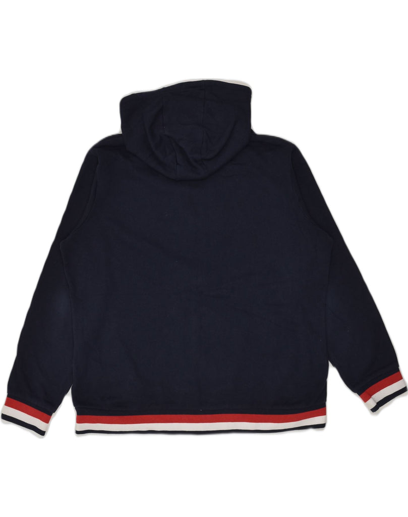 FILA Boys Zip Hoodie Sweater 15-16 Years Navy Blue Cotton | Vintage Fila | Thrift | Second-Hand Fila | Used Clothing | Messina Hembry 