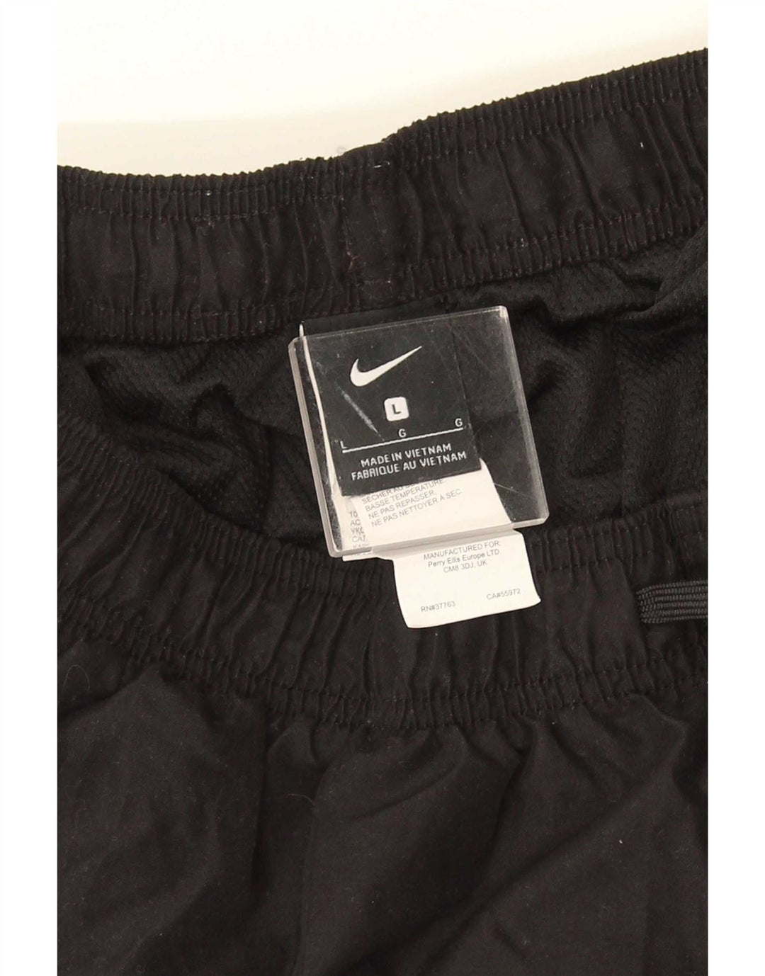 Nike Mens Dri Fit Graphic Sport Shorts Large Black Polyester
