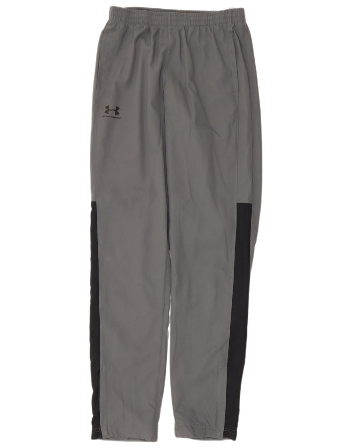 Under Armour Mens Tracksuit Trousers Medium  Grey Colourblock Polyester