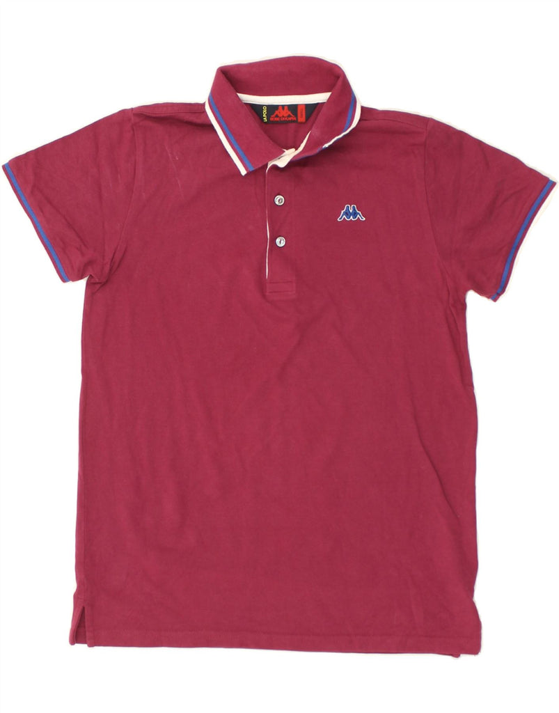 KAPPA Mens Polo Shirt Small Burgundy Cotton | Vintage Kappa | Thrift | Second-Hand Kappa | Used Clothing | Messina Hembry 