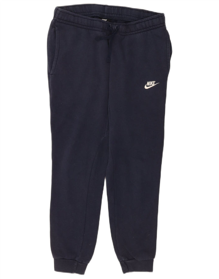 Nike Mens Tracksuit Trousers Joggers Small Navy Blue Cotton