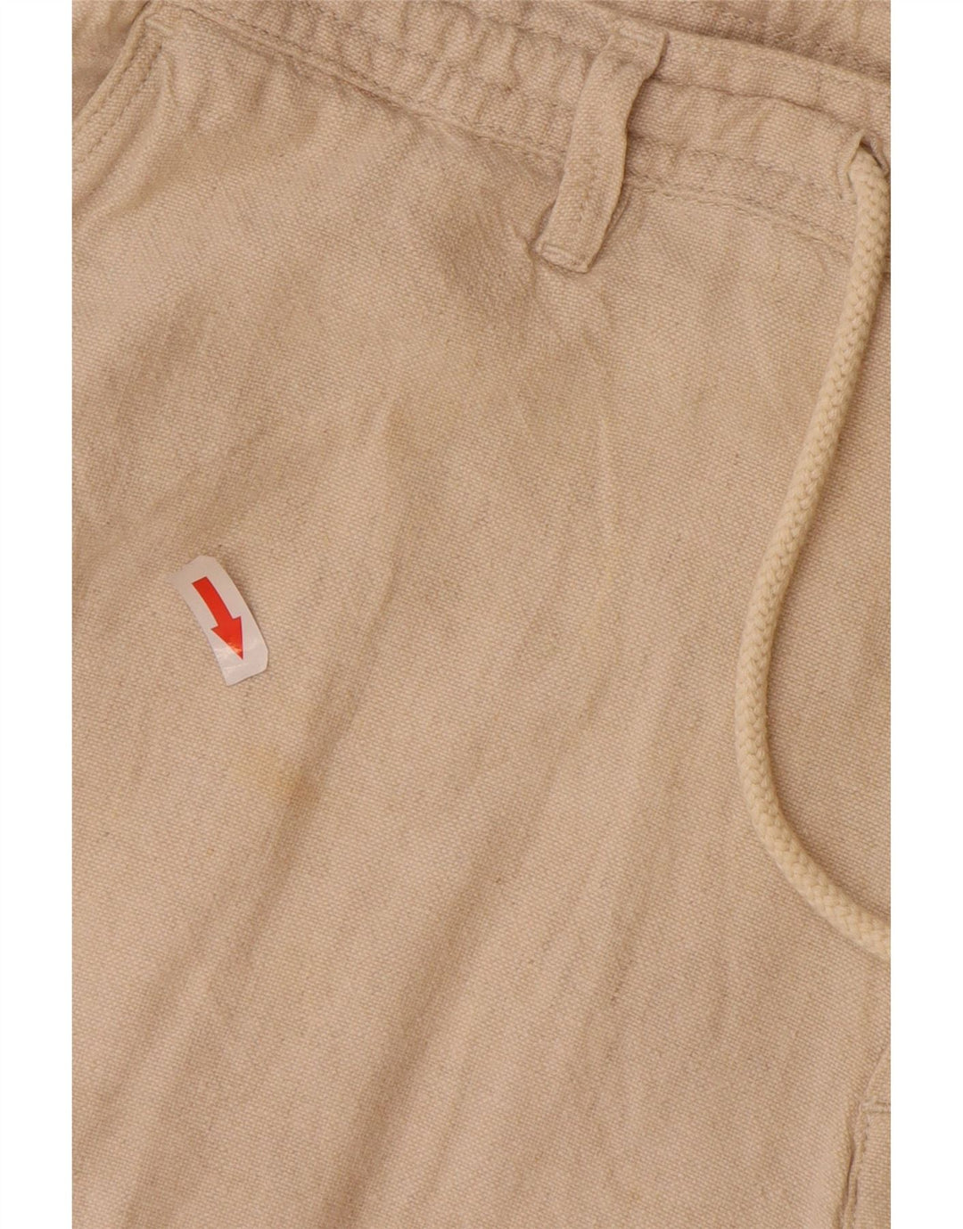 Zara Mens Chino Shorts XL W44  Beige Linen