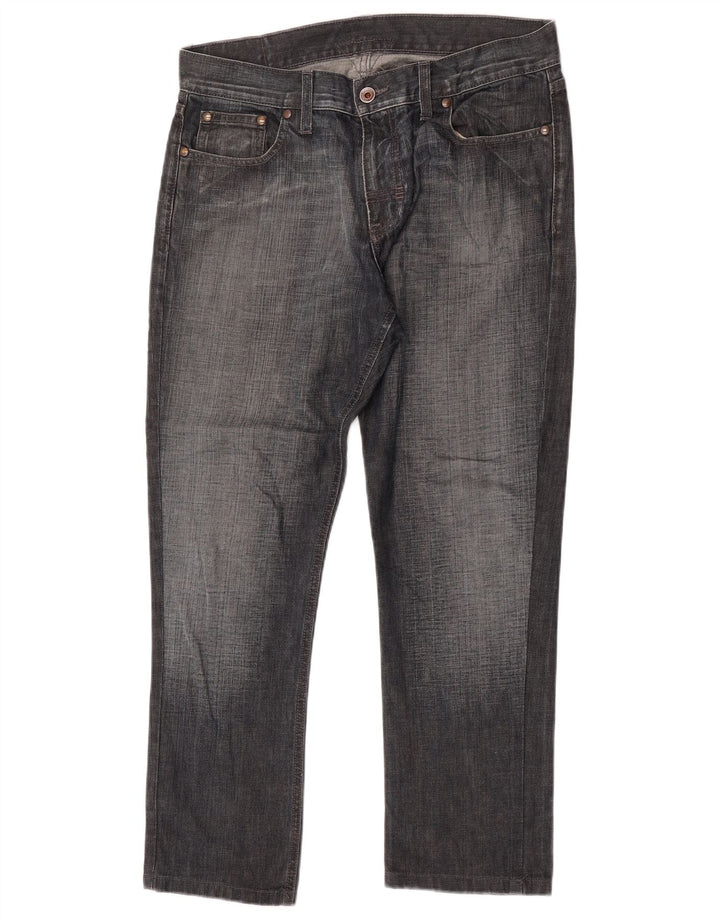 Meltin' Pot Mens Straight Jeans W34 L28 Blue Cotton