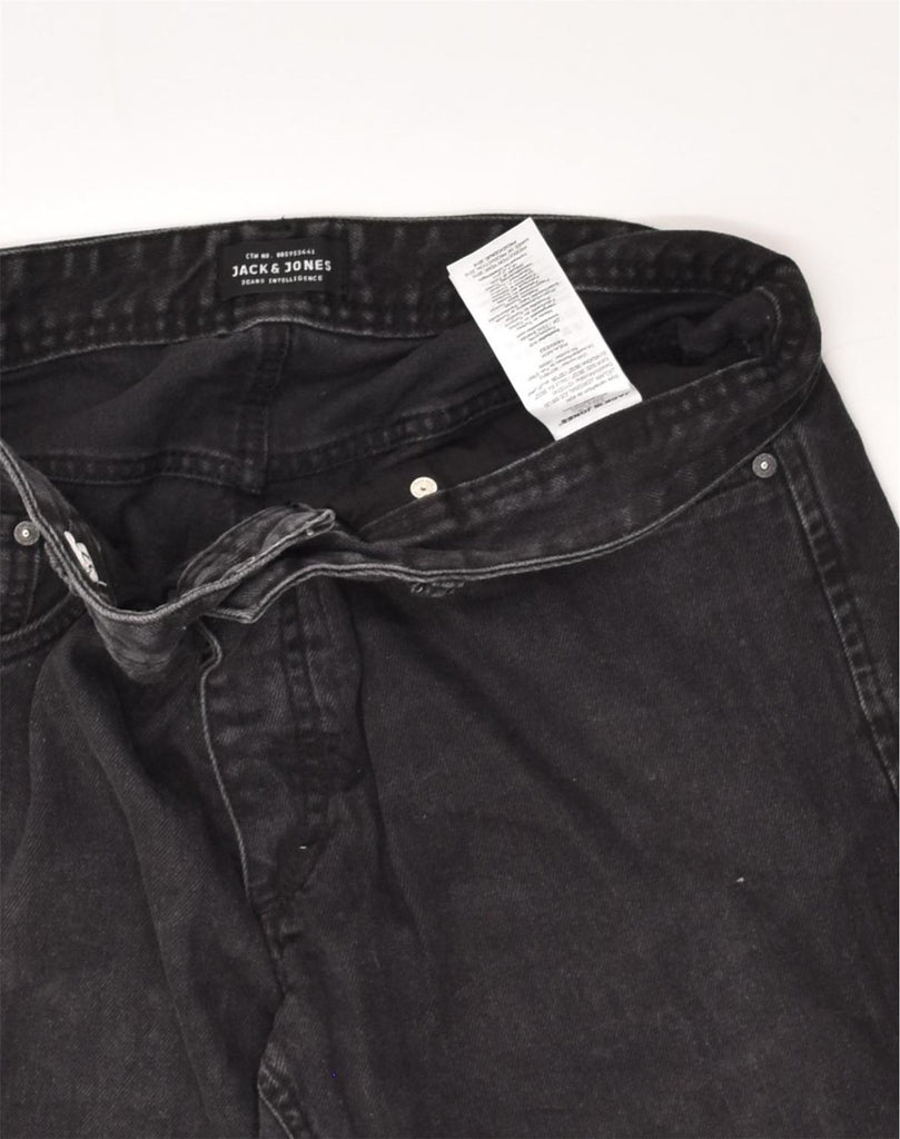 JACK & JONES Mens Straight Jeans W36 L32  Black Cotton | Vintage Jack & Jones | Thrift | Second-Hand Jack & Jones | Used Clothing | Messina Hembry 