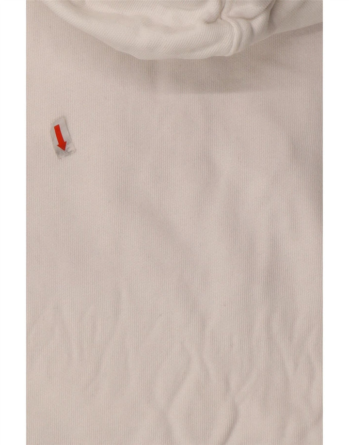 LEVI'S Mens Graphic Hoodie Jumper Small White Colourblock Cotton Vintage Levi's and Second-Hand Levi's from Messina Hembry 