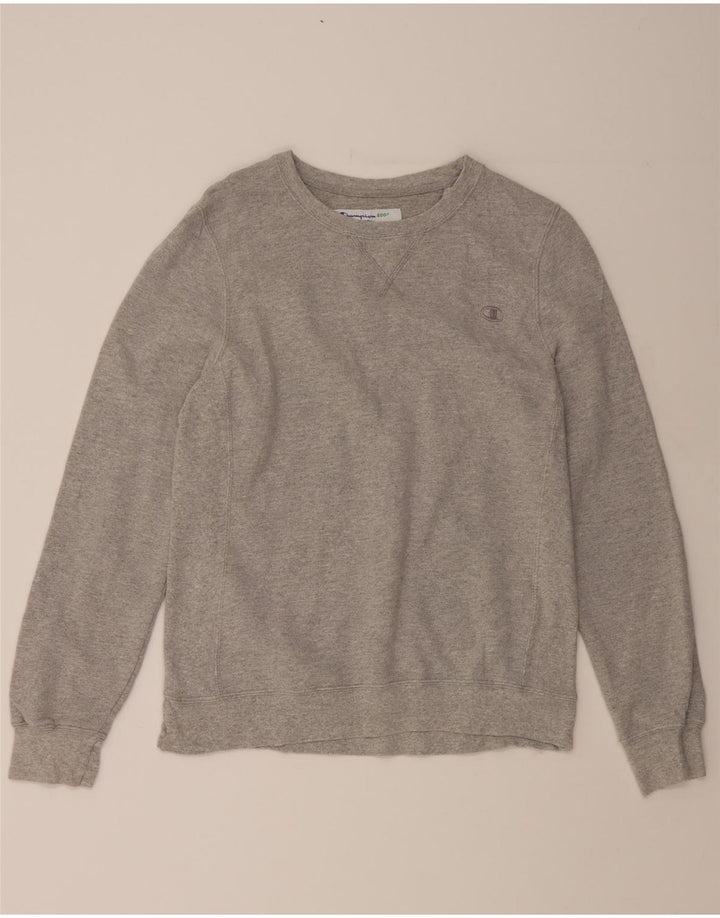 CHAMPION Mens Sweatshirt Jumper Medium Grey Cotton Vintage Champion and Second-Hand Champion from Messina Hembry 