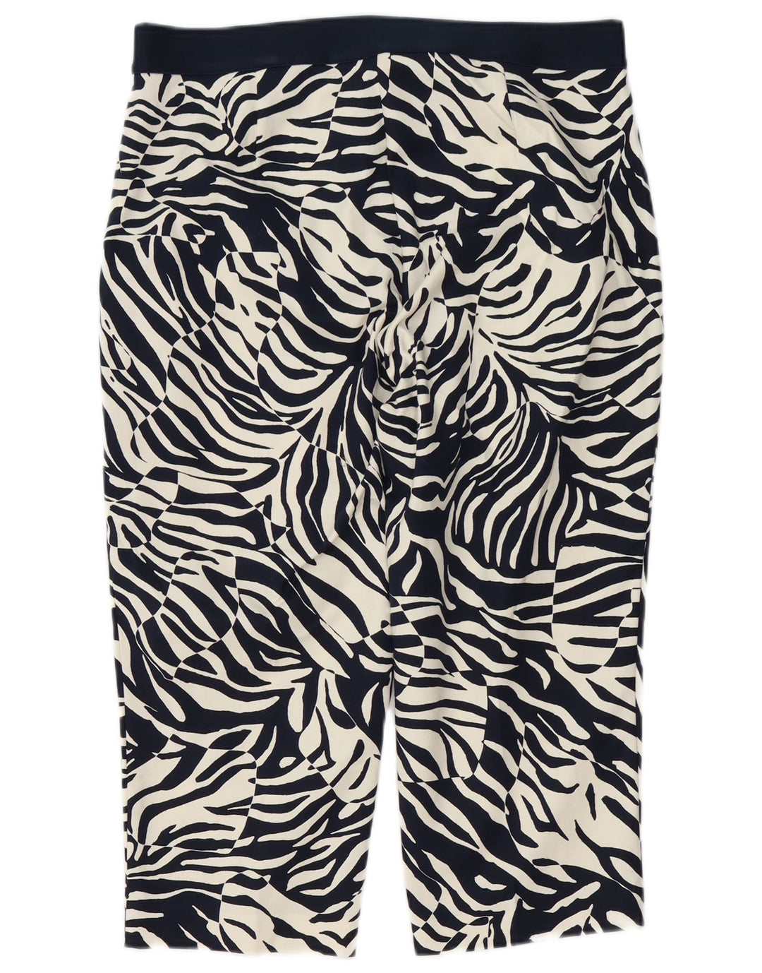 Marks & Spencer Womens Capri Trousers UK 16 Large W36 L20 Black