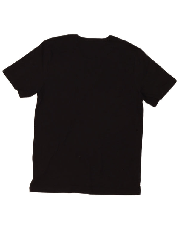 Hugo Boss Mens T-Shirt Top Large Black Cotton