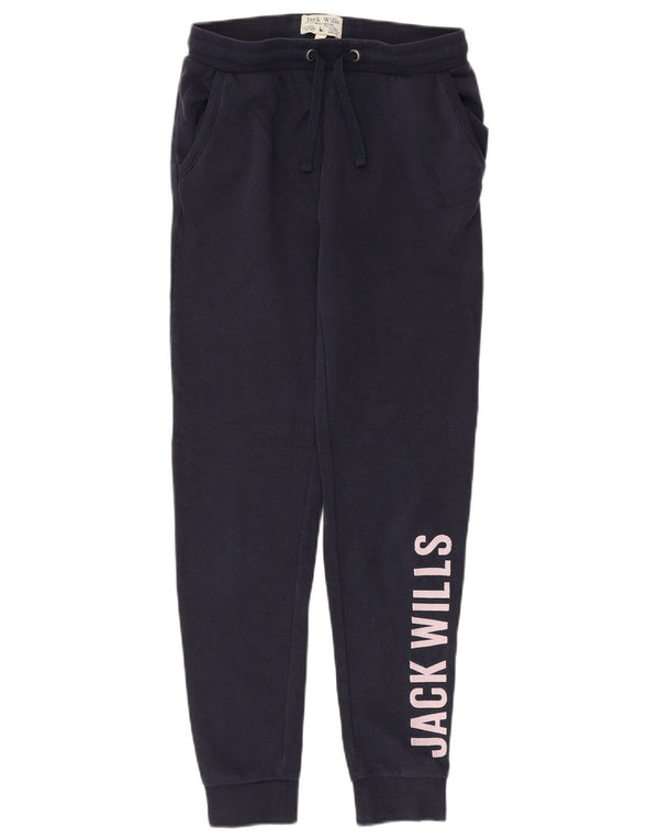 Jack Wills Boys Graphic Tracksuit Trousers Joggers 12-13 Years Navy Blue