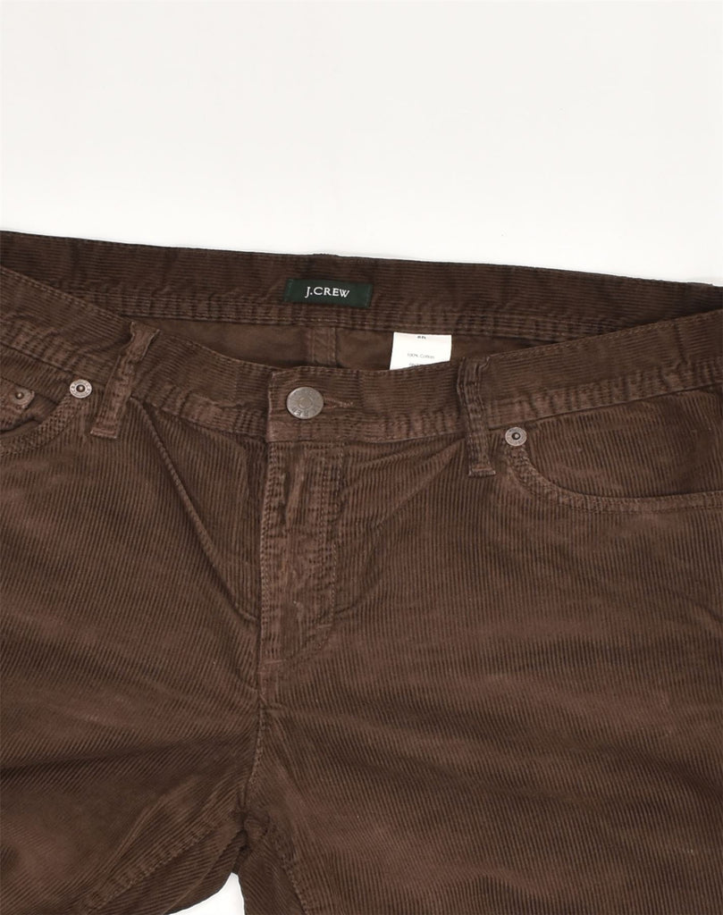 J. CREW Womens Bootcut Corduroy Trousers US 6 Medium W32 L29  Brown Cotton | Vintage J. Crew | Thrift | Second-Hand J. Crew | Used Clothing | Messina Hembry 