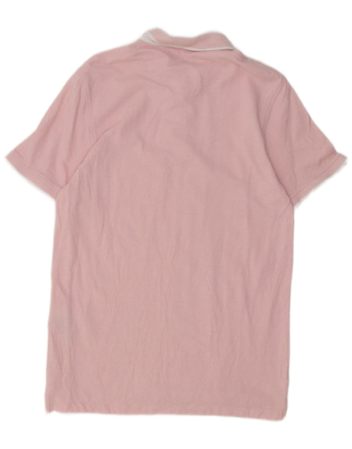Jack & Jones Mens Polo Shirt XL Pink Cotton