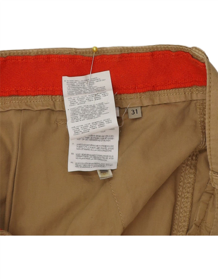 Napapijri Mens Cargo Shorts W31 Medium Beige Cotton