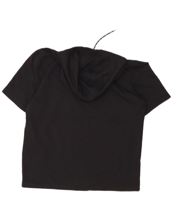 Hugo Boss Mens Hooded T-Shirt Top XL Black Cotton