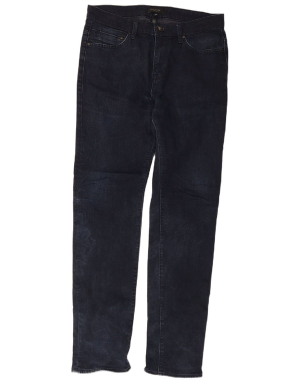 Ted Baker Mens Slim Jeans W32 L31 Navy Blue Cotton