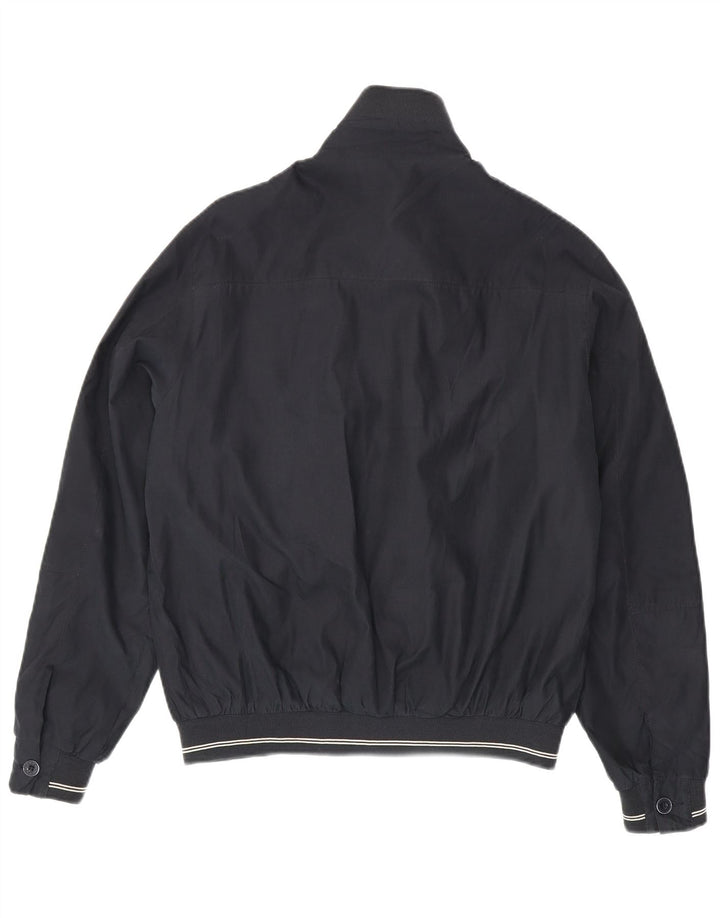 Navigare Mens Bomber Jacket UK 38 Medium Navy Blue