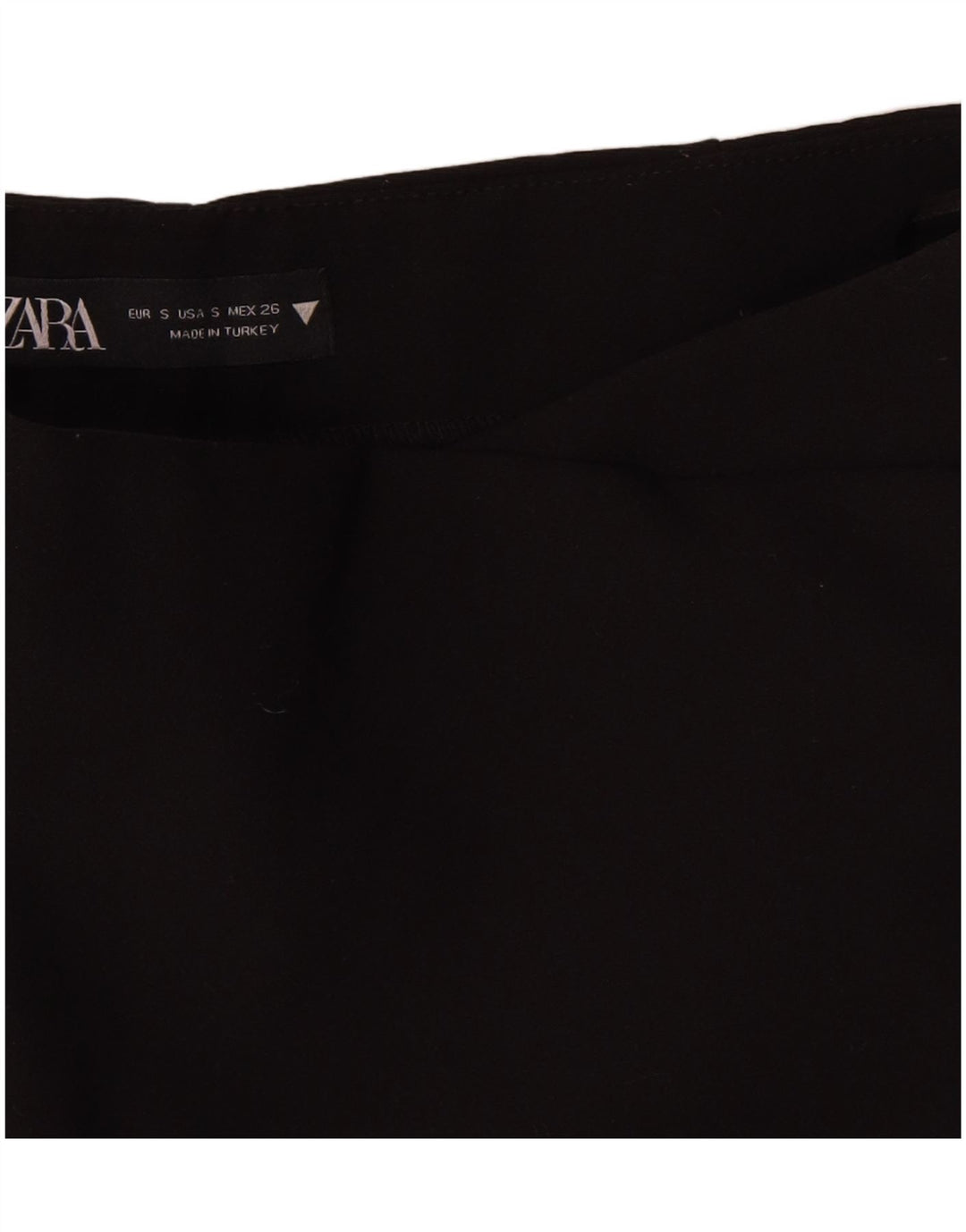 Zara Womens Casual Shorts Small W26  Black Polyester