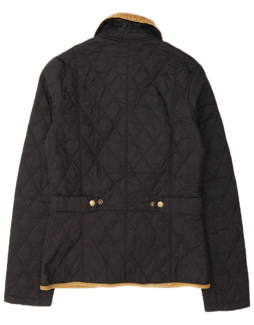 Barbour Womens Quilted Jacket UK 6 XS Grey Colourblock Polyamide