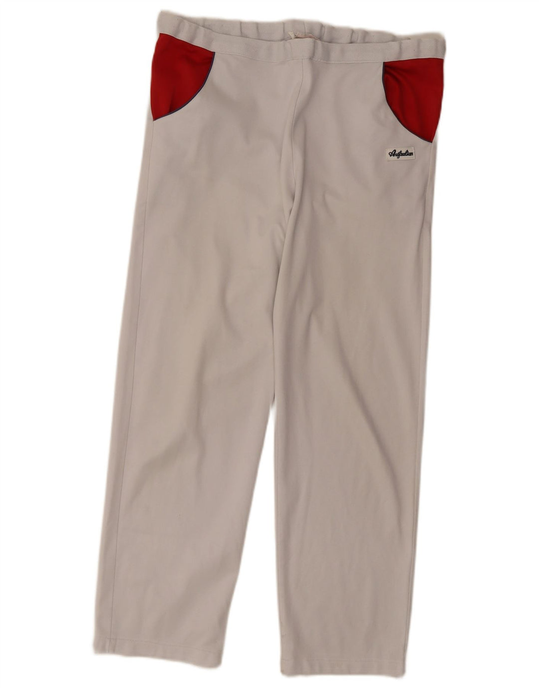 AUSTRALIAN L'ALPINA Womens Tracksuit Trousers IT 44 Medium Grey Colourblock
