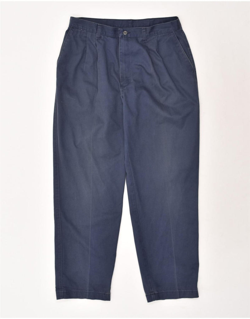 LEE Mens Pegged Chino Trousers W36 L32 Blue Cotton | Vintage Lee | Thrift | Second-Hand Lee | Used Clothing | Messina Hembry 