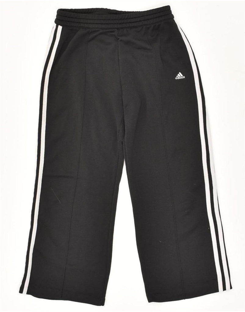 ADIDAS Womens Climalite Tracksuit Trousers UK 12 Medium Black Polyester Vintage Adidas and Second-Hand Adidas from Messina Hembry 